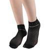 Women'S Black Fishnet Ankle Socks Retro Floral Dress Hollow Out Nylon Elastic In Patterned Short Socks