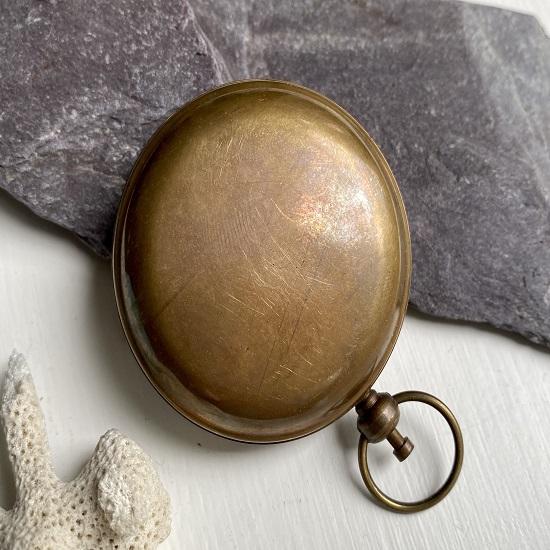 Bússola de bolso Bússola estilo vintage Bússola feita à mão Bússola de latão Bússola náutica Steampunk