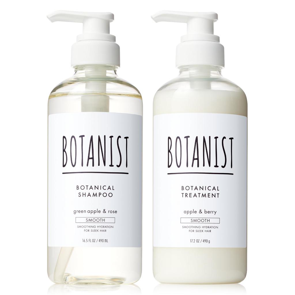 BOTANIST Botanical Shampoo Treatment Renewal Hair Care Smooth and Easy to Run Your Fingers Through & [Smooth Set] Plant-Derived