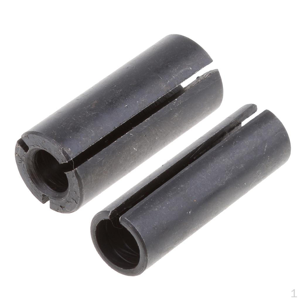 

2 шт. Деревообрабатывающий гравировальный инструмент, Адаптер цангового патрона, Цанга для фрезерной биты, Высокая точность, Карбид,