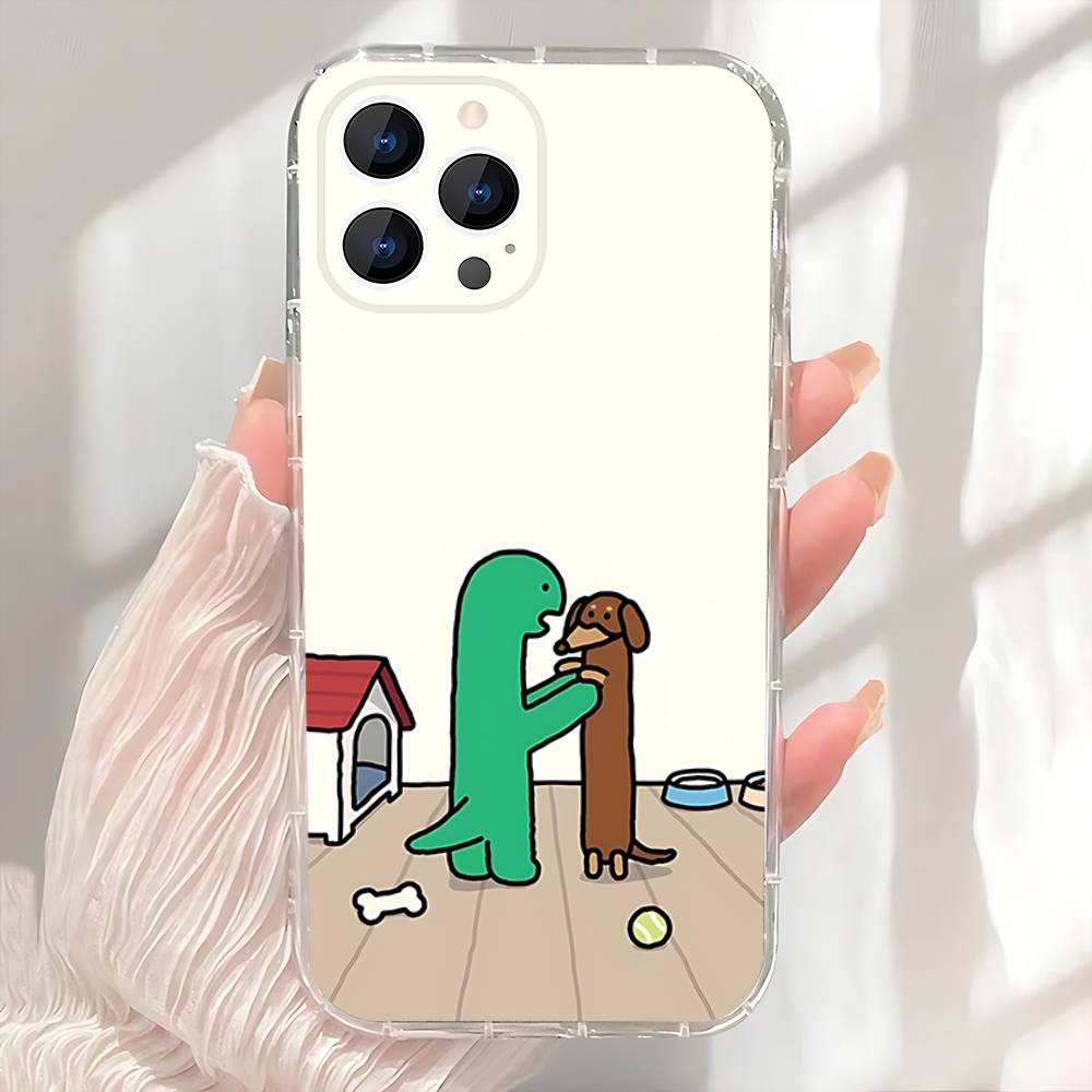 

Cartoon JOGUMAN funny Phone Case For iPhone 17,16,15,14,13,12,11 Pro,Max,Plus,X,XS,XR,SE4,E Mini Transparent Soft Cover iPhone13PRO