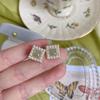 Large Retro 925 Pearl Earrings with Niche Ear Buckles for Women