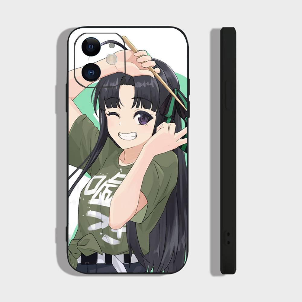 Awa Subaru Music Animation G-GIRLS BAND CRY Phone Case For IPhone 17 Air 16 15 14 13 Pro Max 11 12 Black Silicone Cover