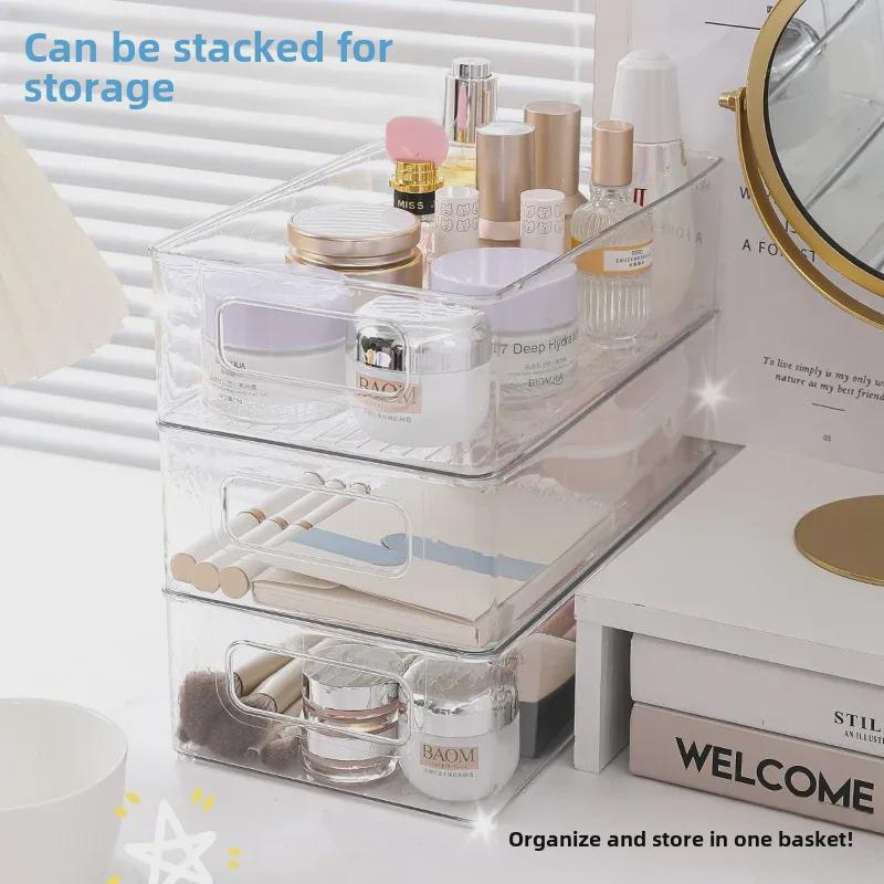 Acrylic Transparent Desktop Storage Box for Cosmetics and Sundries