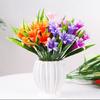 Artificial Lily Bouquet Colorful Faux Flowers Home Decor Wedding Party Plastic Floral Bunch Indoor Outdoor Decoration