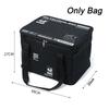 42L Camping Equipment Storage Bag Foldable Large Capacity Oxford Cloth Storage Box with Handle Tactical Picnic Tableware Handbag