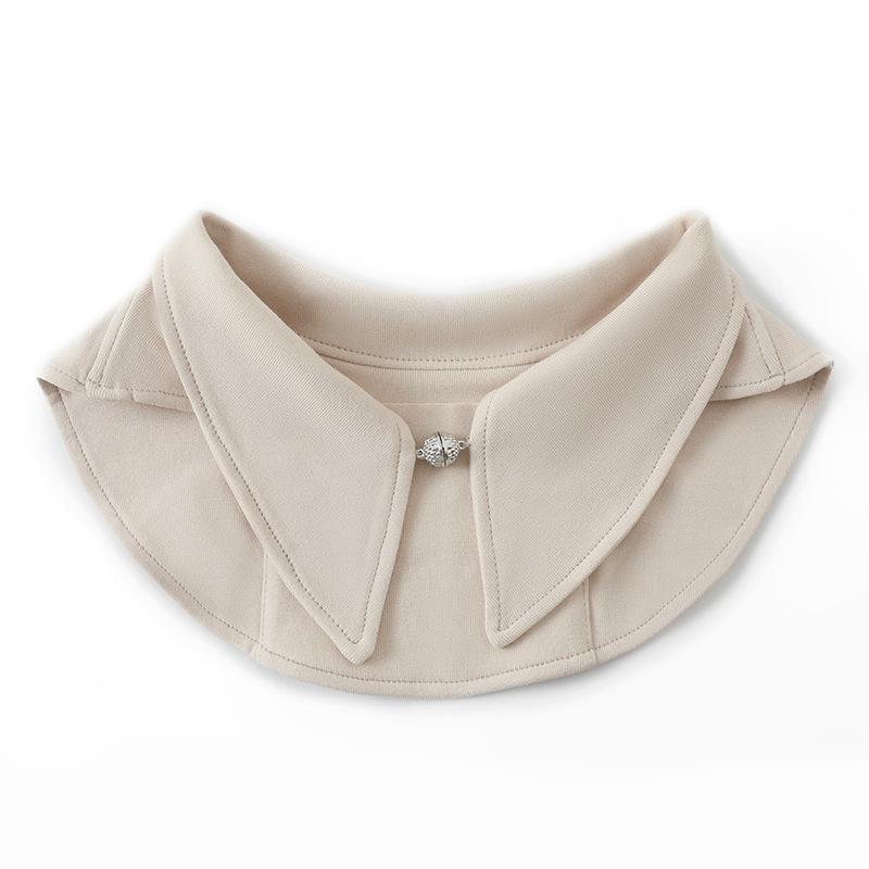 Versatile Women's Modal Dickey Collar for Neck Protection and Warmth in Air-Conditioned Rooms