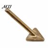 Car Bumper Repair Tool Triangular Copper Soldering Tip for Plastic Welding, Flat Iron Replacement Heat Efficient with Hole, Smoothing Repair,
