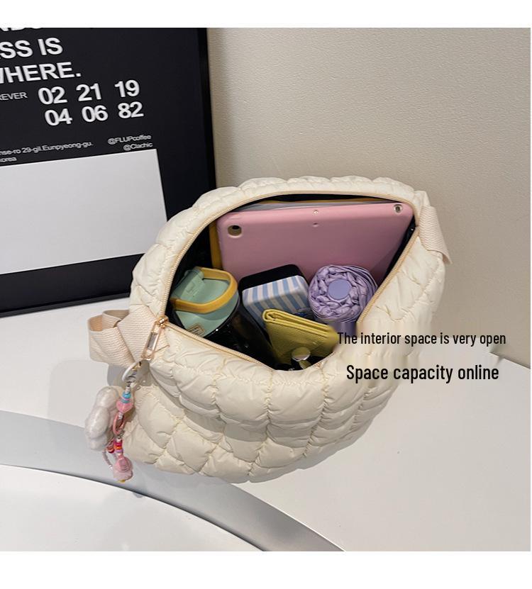 Women's Puff Crossbody Bag - Autumn/Winter Large Capacity Quilted Tote