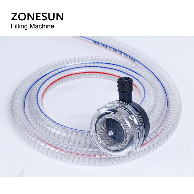 ZONESUN ZS-DP621W Semi automatic Liquid Weighing and Filling Machine Edible Oil Milk Diaphragm Pump Water Bottle Filler
