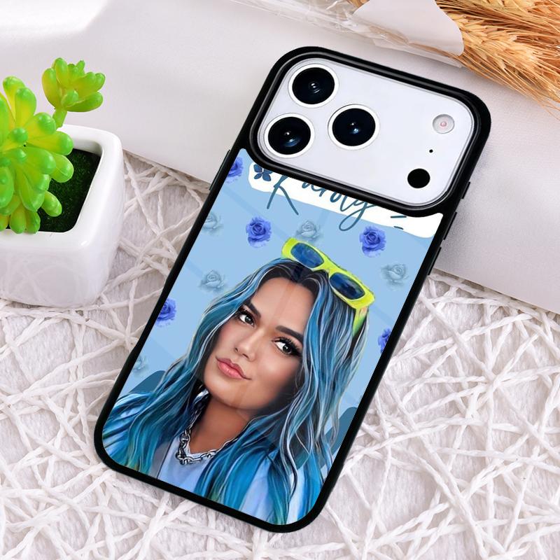 Karol G Bumper Phone Case for iPhone 17 Air 16 15 11 12 14 13 Pro Max Shockproof Cover