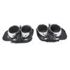19-24 Porsche 911 Quad-Outlet Stainless Steel Exhaust Tip Modification