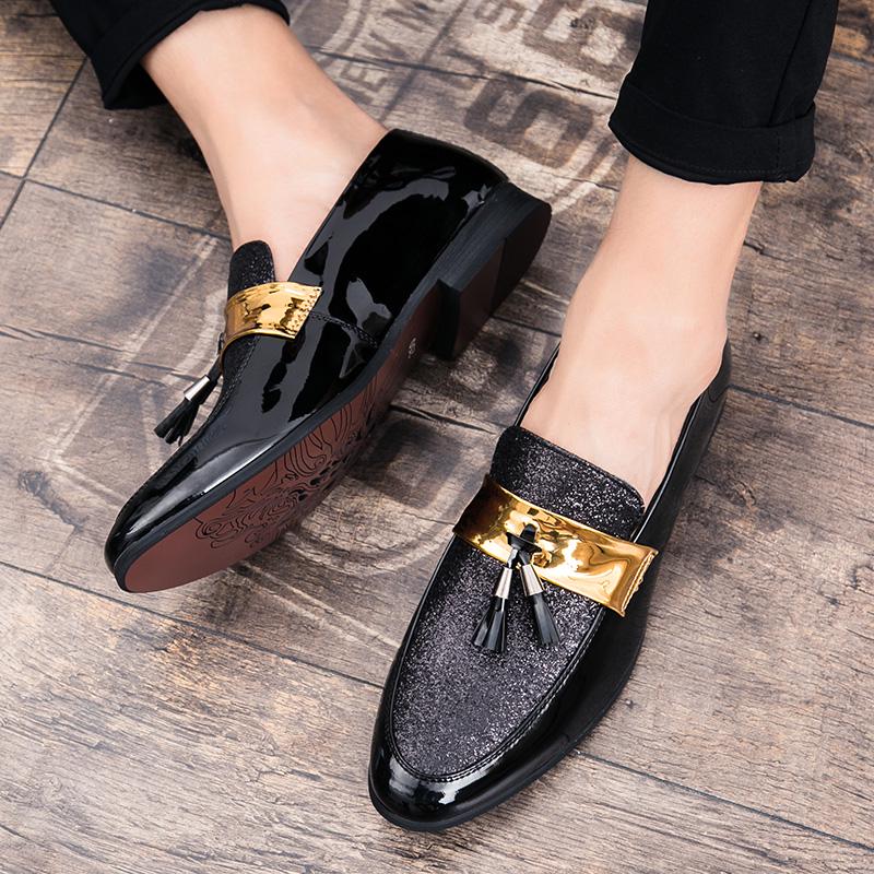 Mode Maat 38-47 Modieuze Heren Met Franjes Schoenen Heren Casual Instappers Comfortabel en Elegant Merk Zakelijke Loafers Herenschoenen Heren