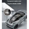 1/32 Scale Mclaren 765LT Supercar Series Metal Alloy Diecast Model Car Fine Decorative Ornaments DIY Self Designed Gifts for Boyfriend
