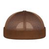 Unisex Mesh Brimless Docker Hat with Adjustable Rolled Cuff - Retro Hip-Hop Sailor Style for Casual Outdoor Streetwear