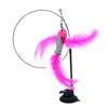Interactive Cat Toy Funny Simulation Bird Feather with Bell Cat Stick Toy for Kitten Playing Teaser Wand Toy Pet Cats Supplies