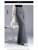2026 Spring/Summer Women's High-Waisted Wide-Leg Floor-Length Slim Fit Pants