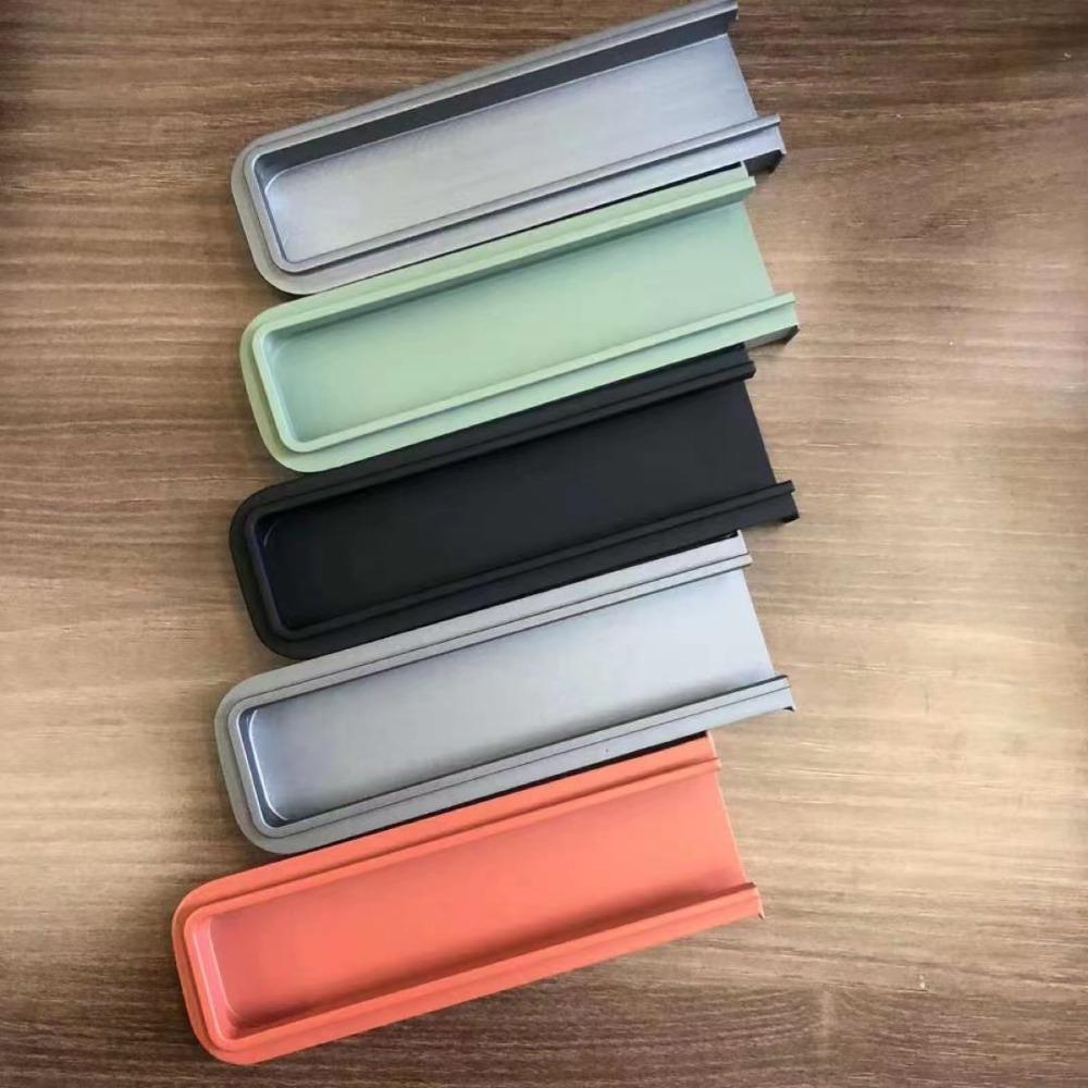 Aluminum Zinc Zinc Alloy Recessed Cabinet Handle Light Luxury Drawer Handle Door Pulls  Sliding Door