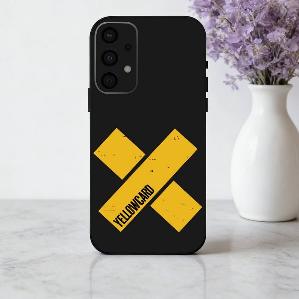 Rockin Y-Yellowcard Band phone Case For Samsung Galaxy A73,A72,A71,A70,A53,A52,A51,Others Soft Black Shell