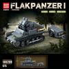 QUANGUAN Simulation Armored Vehicle Building Blocks Fortress Brick Model Puzzle Toy For Hobby Enthusiasts Home Decor Collection