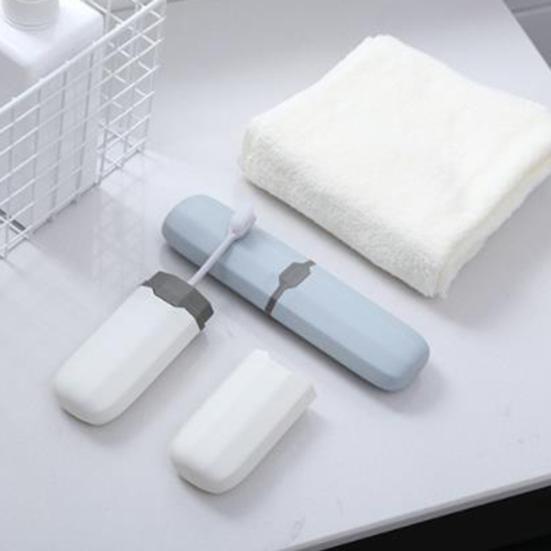 Portable Travel Toothbrush Toothpaste Storage Box Case Cutlery Pencil Container Sale Goods