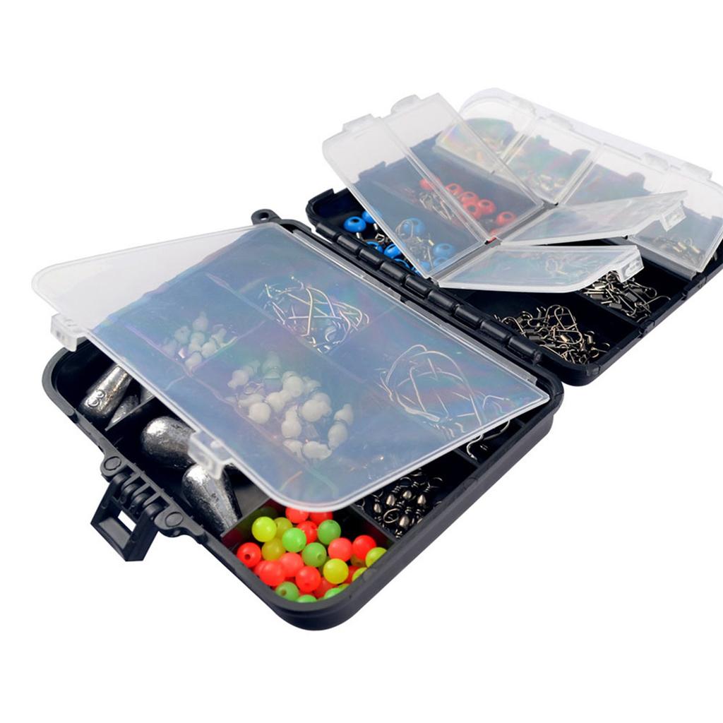 177PCS Fishing Accessories Kit Practical Convenient To Access Fishing Tackle Box for Outdoor