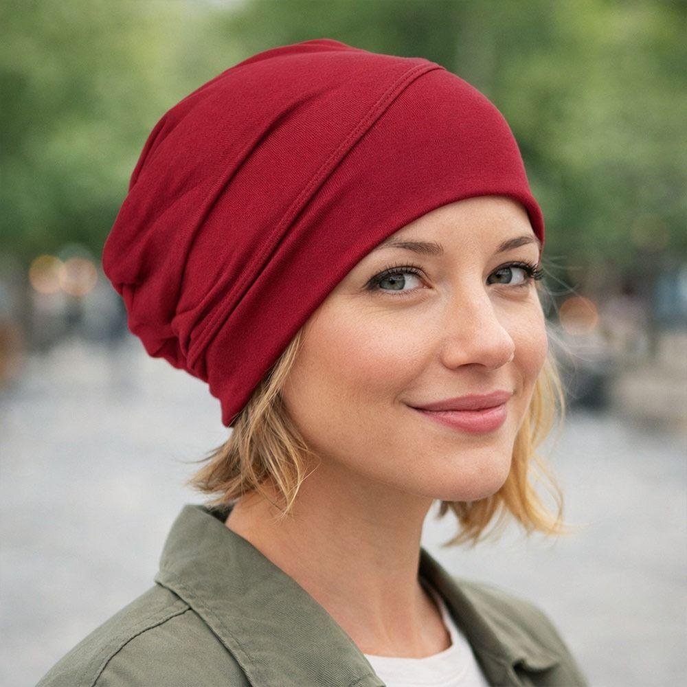 Soft Modal Hijab Caps Elastic Cancer Chemo Hat New Turban Hat  Women Headwear