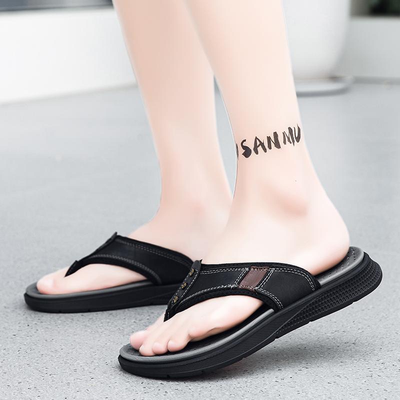 Fashion Summer casual men's slippers Breathable and Comfortable Luxury Style Outdoor leisure beach Street Plus Size Quality shoes