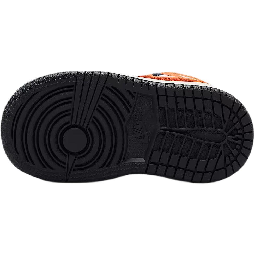 Air Jordan 1 Mid TD Shattered Backboard 2025 Trampki dla niemowląt Pomarańczowy Rozgwiazda Biały DQ8425-801