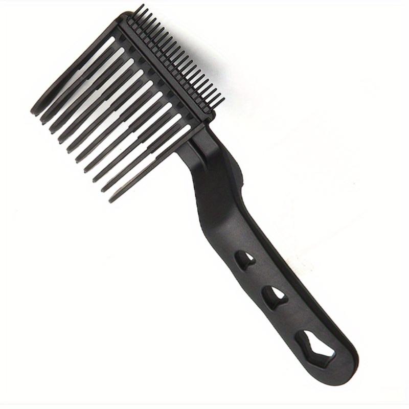 

Barber Hair Comb Men s Flat Head Styling Hair Combs Anti-Static Push Cutting Comb Salon Hair Tool Accessories чёрный