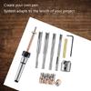 Wood Turning Mandrel Pen Making Kit Pen Shaft and Pen Holders Trimming Set for Making Pen Woodworking Lathe Parts