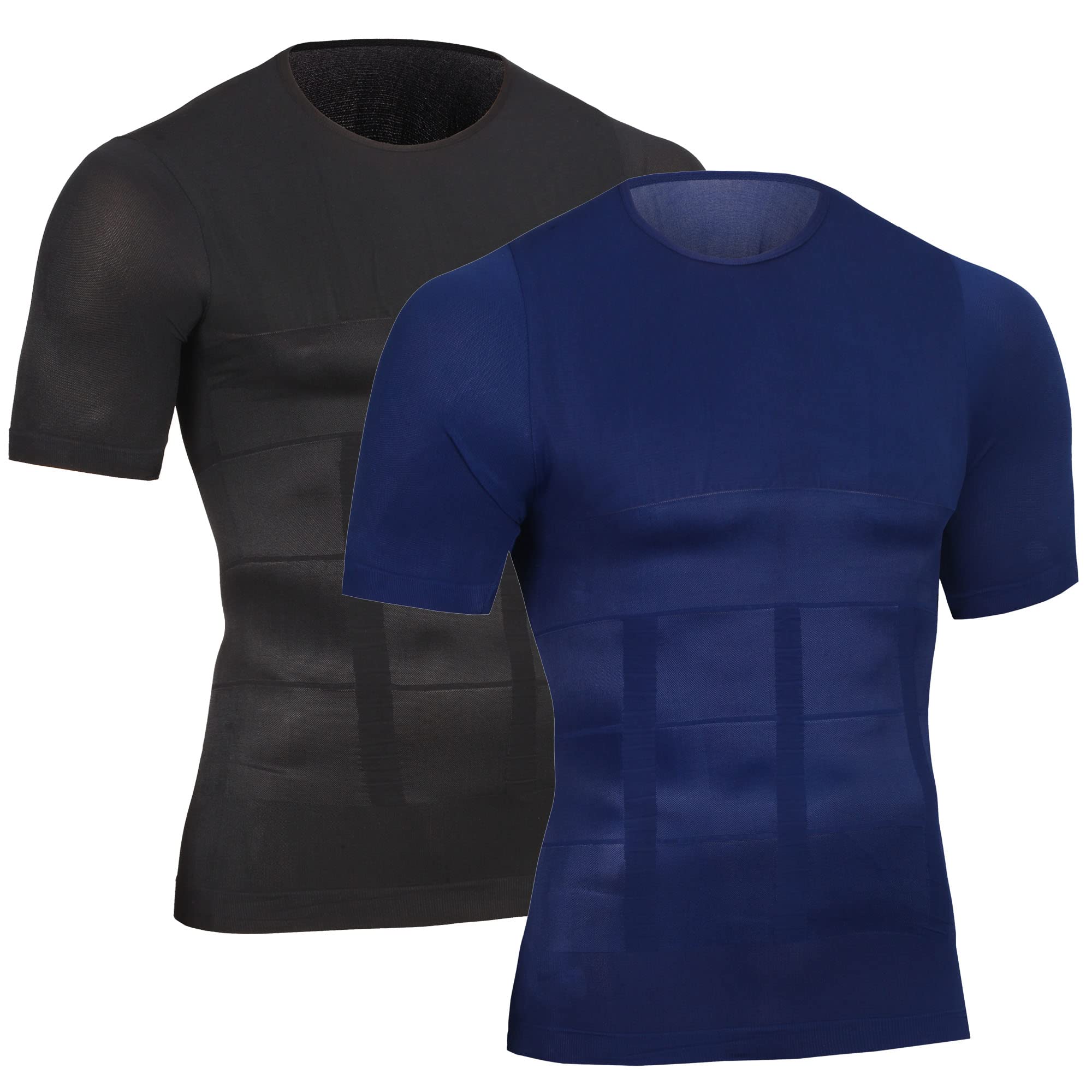 

XiXiV Компрессионные Компрессионные Тренировочные Футболки с Коротким Рукавом Защита от УФ Лучей Мужские, Дышащее, Устойчивое к Запаху Нижнее Белье, Спортивная Одежда, Одежда, Футболки, Набор из 2 штук,