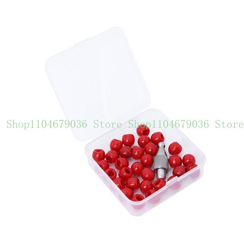 652F 30Pcs/50Pcs Manual Tool Knocks Down Head Dent Repair Hammer Car Dent Repair Tool Accessories Head with Top Cover 30Pcs