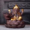 Desktop Waterfall Backflow Incense Cone for Burner Stand Study Room Bedroom Teahouse Yoga Studio Meditaion Room Ornament D57B