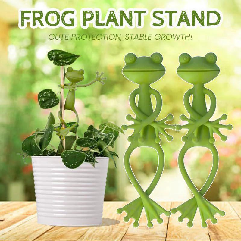 13cm Frog Shaped Reusable Cable Wire Tie Cute Decorative Twist Bendable Garden Plant Support Adjustable Flexible Clip for Stem