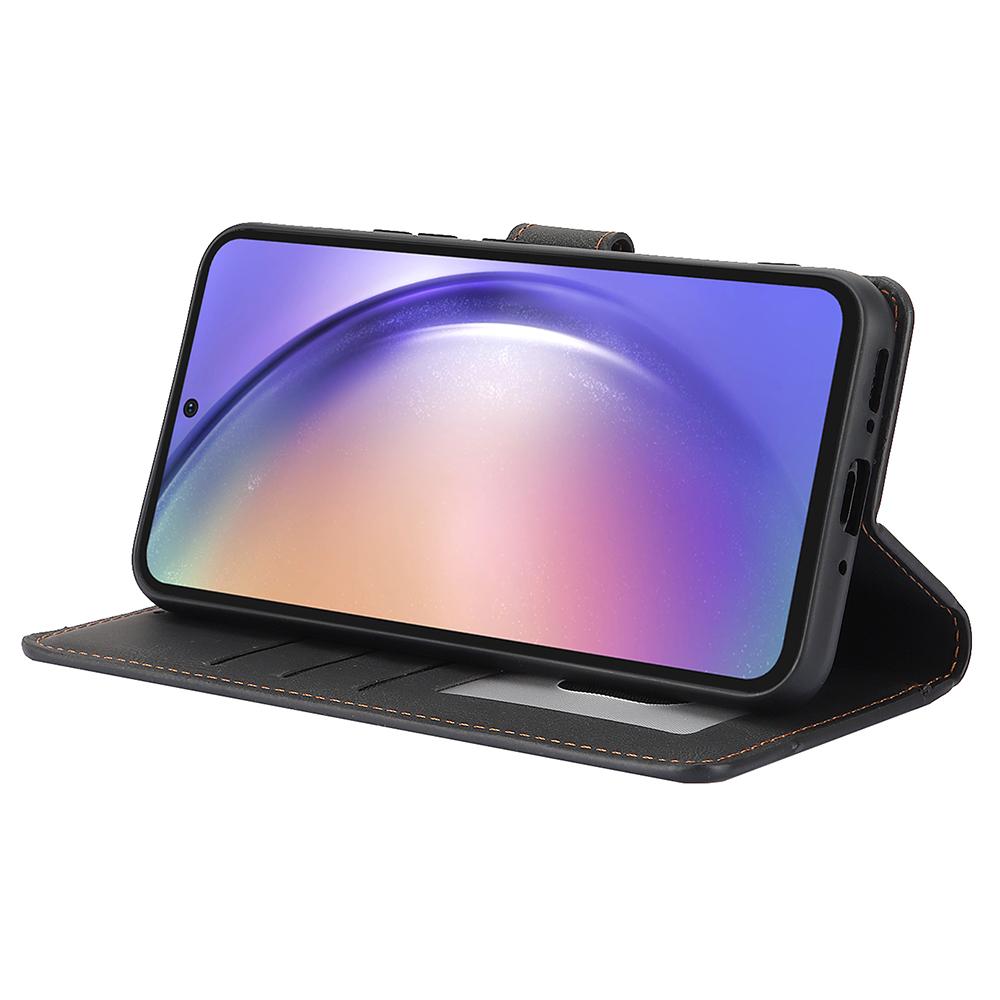 For Samsung Galaxy S26+ Case PU Leather Phone Cover with Wallet Stand