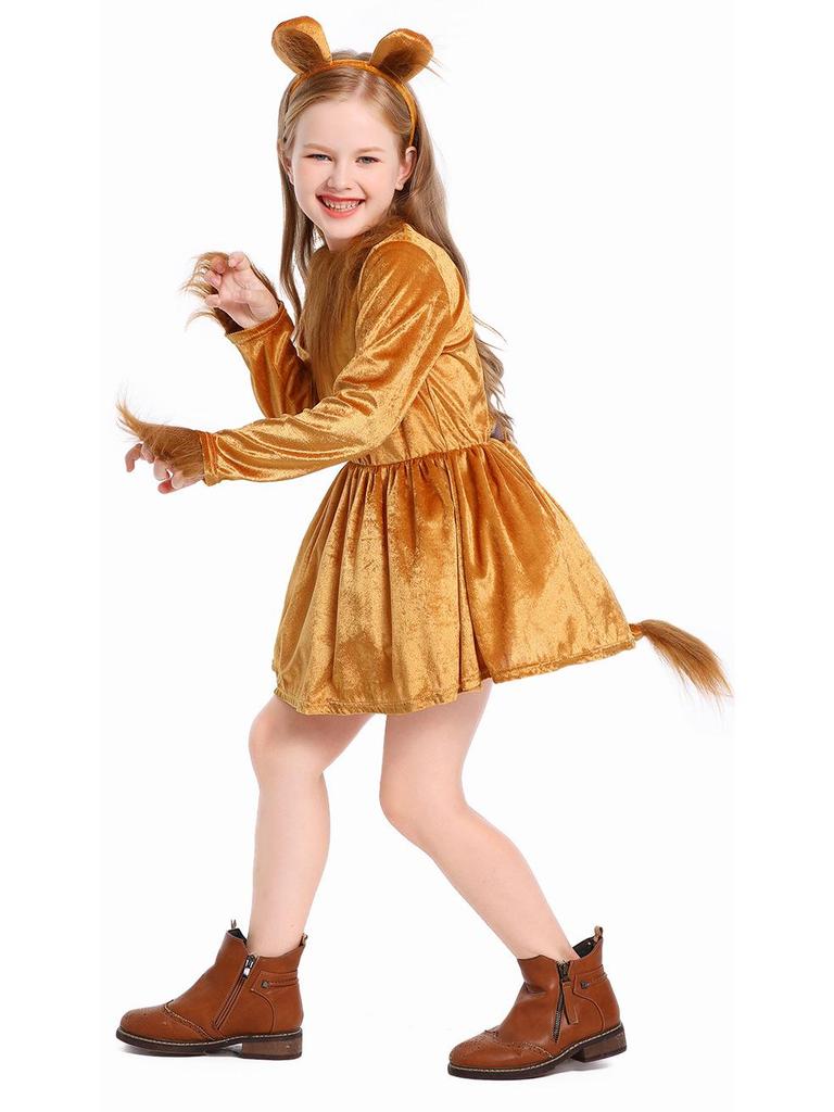 June 1st Cute Little Lion Stage Play Costume – Fairy Tale Forest King Cosplay