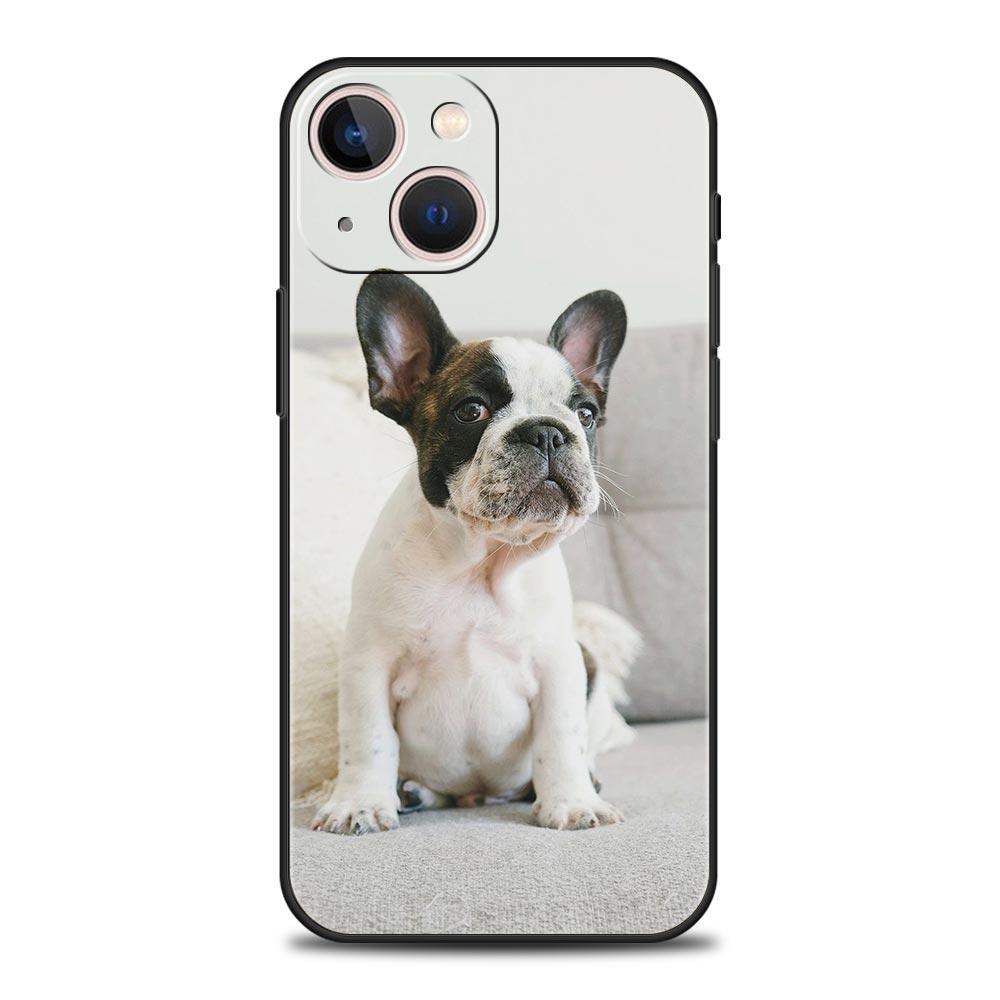 French Bulldog Dog Pet Luxury Phone Case For iPhone 17 Air 16 Plus 13 15 14 12 11 Pro MAX 7 8 SE Soft TPU Black Cover