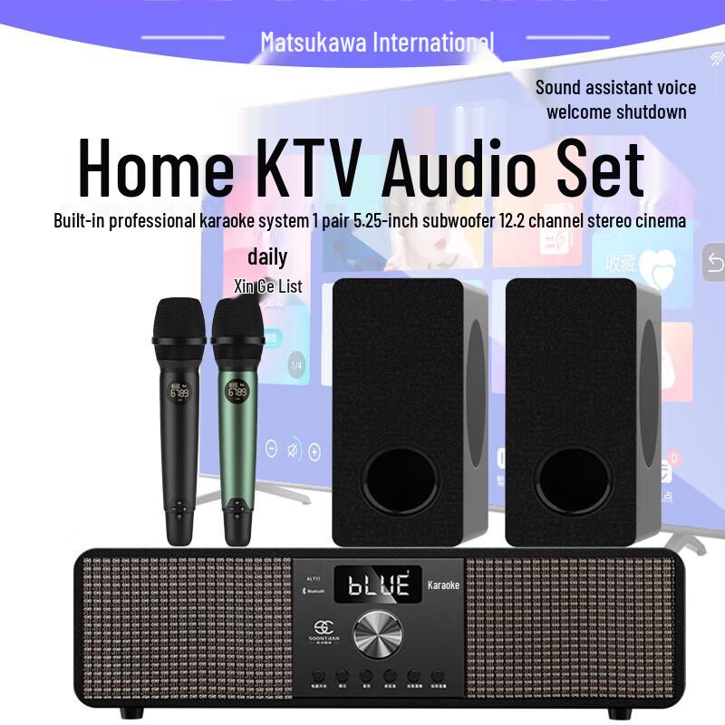 Home KTV Karaoke Audio System CN Plug (adapter Included)