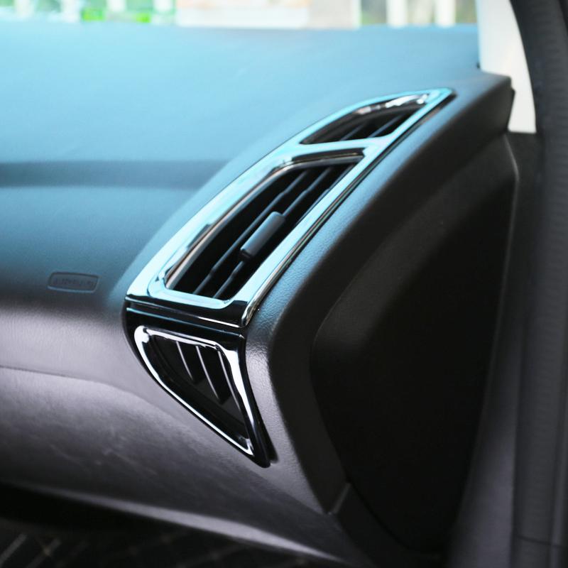 Car Interior Front Air Vent Protection Trim Air Conditioning Decoration Sticker for Ford Focus 3 4 MK3 MK4