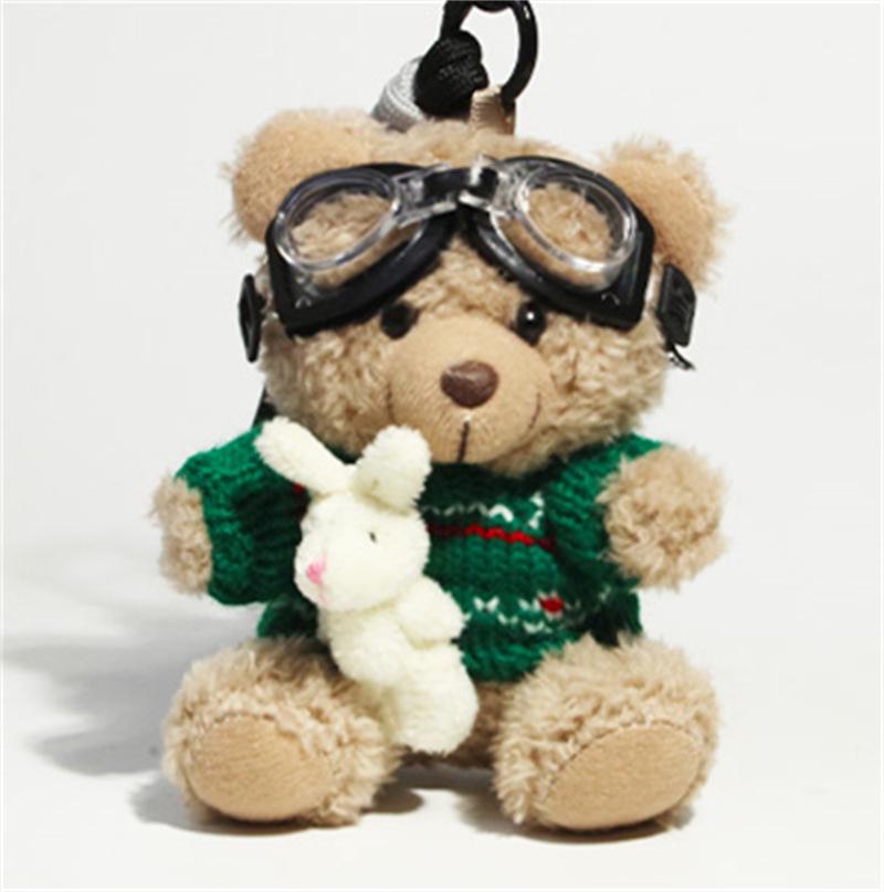 Panda Plysj Nøkkelring & Veskeanheng - Søtt Tegneserie Tilbehør