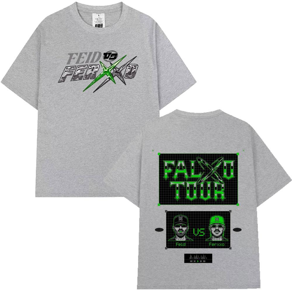 Rapper Feid Ferxxo Tour 2026 Merch Tshirt Mens Women Fashion Hip Hop Tshirts Cotton Casual Short Sleeve T Shirts Fan Gifts Top