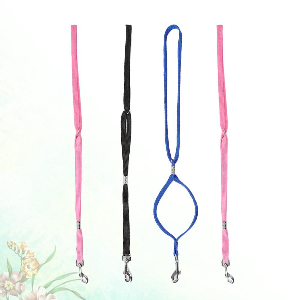 4 Pezzi 48cm Tavolo per Toelettatura Animali Corda Regolabile Guinzaglio di Contenimento per Cani per Bagno Toelettatura Antiscivolo Vestibilità Sicura Colore Casuale