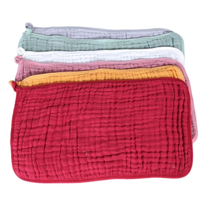 

6pcs Drooling Towel for Newborns Toddlers Sweat Absorbing Hiccup Towel Breathable 6 Layer Burp Cloths Baby Essential