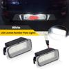 2PCS Number Plate Lamp White LED Bulb For Ford Mondeo BA7/Kuga/Escape 2008-2017 Galaxy WA6 2008-2015 EM:6M2Z13550A License Light