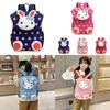 Fashionable Breathable Lightweight Canvas Bunny Backpack For School Kids