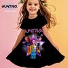 Kpop Demon Hunters Girls Toddler Dress Summer Kids Cartoon Anime Princess Beach Outfit Casual Nightgown