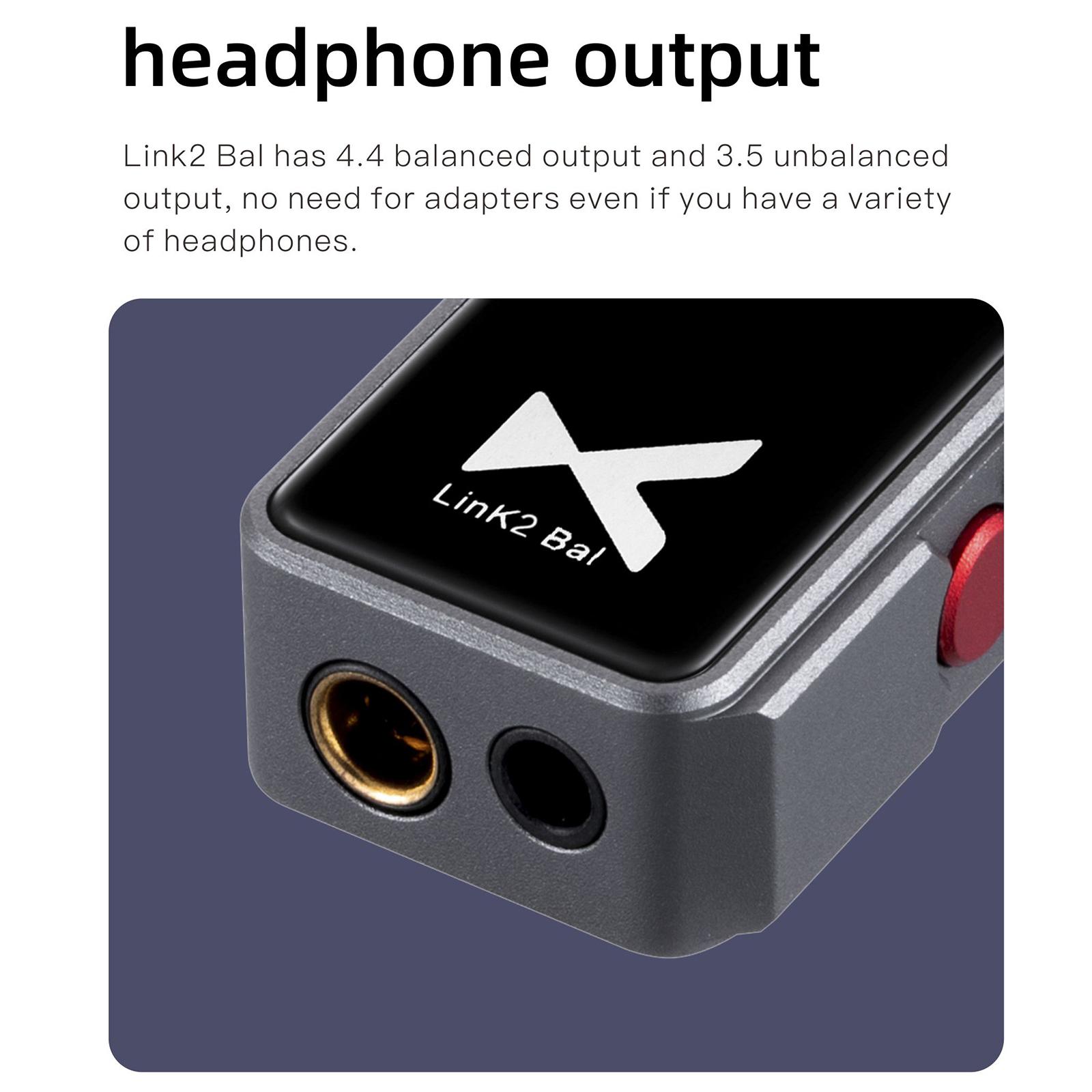 Köp XDuoo Link2 Bal Portable USB DAC Balanced Headphone