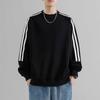 Autumn Sweatshirt Men's Loose Round Neck Pullover Top for Young Outdoor Sportswear High-end College Coat
