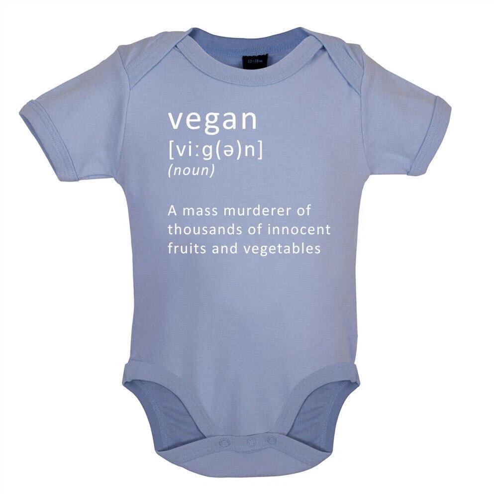 Fun Definition for Vegan Kids Baby Kids Boys Girls Unisex T-Shirt / Bodysuit Plant Base Vegetables 120